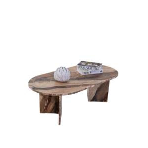Modern Harmony Tokyo Marble Top Foldable <b>Adjustable</b> <b>Height</b> Coffee <b>Table</b> Rectangle Living Room Minimalist Wood Frame <b>Table</b> - Product Image 6