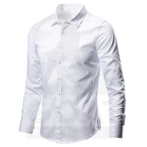 Camisas Casuales de Primavera de Estilo Formal con Botones, de Primera Calidad, de Poliéster/Algodón, Antibolitas y Transpirables, Servicio Personalizado OEM - Product Image 2