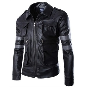 Chaqueta de bombardero de cuero de vaca 2025 para hombre, totalmente personalizada, estilo de motorista de camuflaje, temporada de primavera, hecha en Sialkot Pakistán - Product Image 5