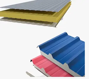 Cold Room Storage Warehouse Insulation 100mm Puff Panels Insulation Sandwich Panels Available at Wholesale Price
