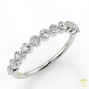 Anillo de propuesta de diamante cultivado en laboratorio de gran tamaño personalizado para mujer, joyería de declaración de lujo de compromiso único para momentos especiales - Product Image 2