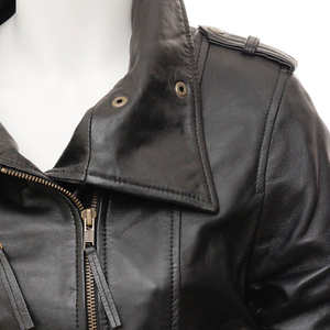 Nouvelle Veste en Cuir Confortable pour Femme avec Tissu Satiné, Style Hiver Streetwear 2026, Couleur Unie, Décontractée et Matelassée - Product Image 5