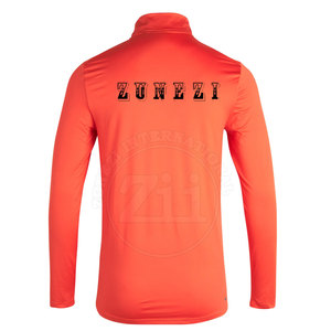 Ropa Deportiva para Hombre, Spandex y Poliéster, Servicio OEM, Alta Calidad, Cierre de Cremallera 1/4, Transpirable, Manga Larga, Compresión Ajustada - Product Image 2