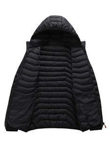 Veste matelassée chauffante d'hiver personnalisée pour homme, col montant, vêtements décontractés, manteaux de haute qualité, veste matelassée pour homme avec capuche - Product Image 3