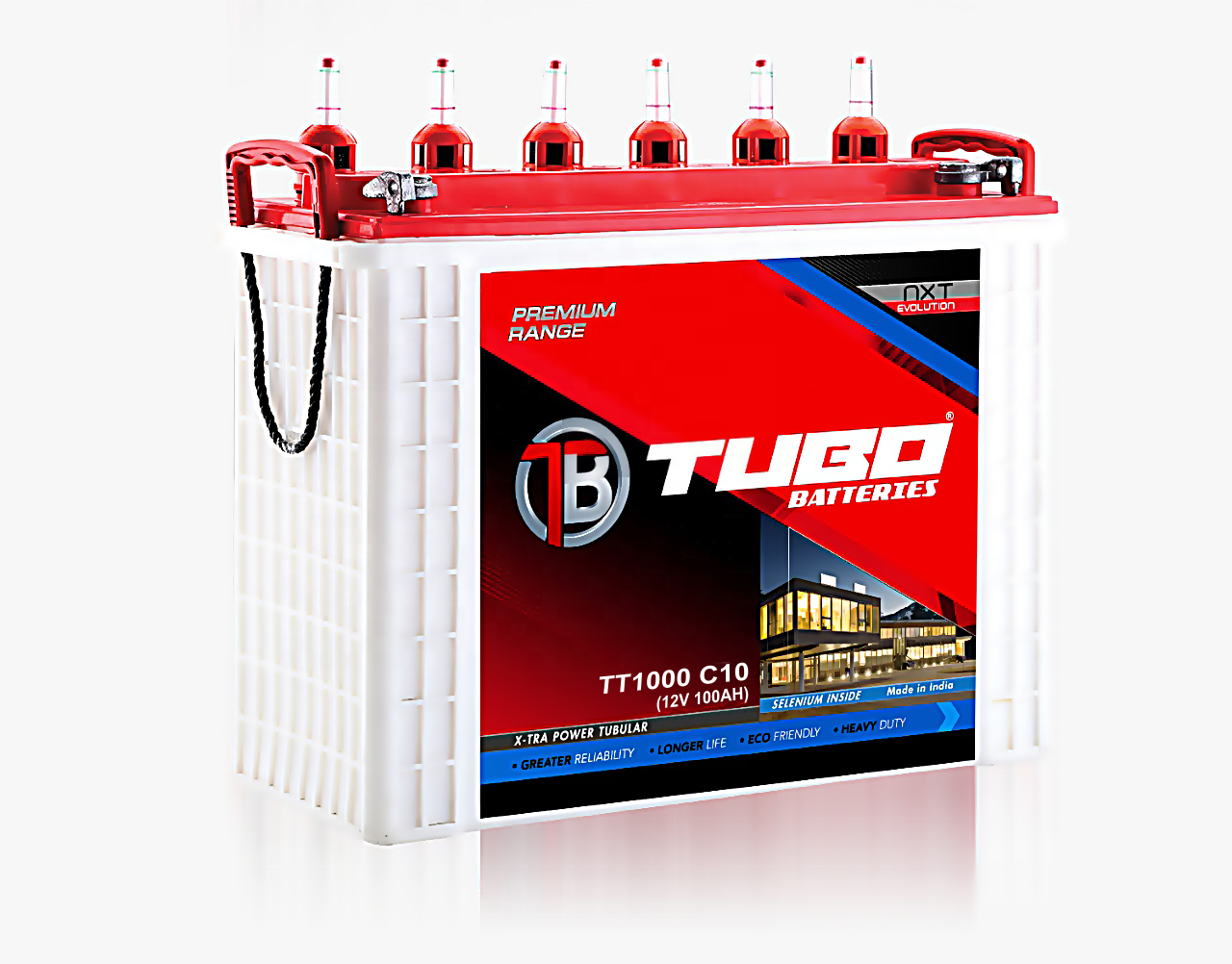 12v 100ah TT1000 C10 Tall Tubular Battery Solar Application Customizable Tall Tubular Battery for Specialized Projects by BHARTI INDUSTRIES PRIVATE LIMITED