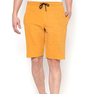 Pantalones cortos de hombre de algodón 100% más vendidos, estilo callejero personalizado para adultos, ropa informal de patrón sólido - Product Image 1