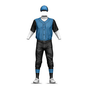 Conjunto de Jersey y pantalón de béisbol hecho a medida de alta calidad, kit de uniforme de béisbol hecho con material de poliéster 100%, novedad - Product Image 2