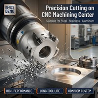 Fraise à face en carbure TRS5R à bout rond, personnalisée OEM & ODM, pour usinage CNC