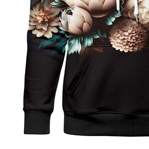 Sweats à capuche pour hommes en coton et polyester confortables, col à capuche, motif uni, logo personnalisé, sublimation, teinture unie, vente en gros - Product Image 6