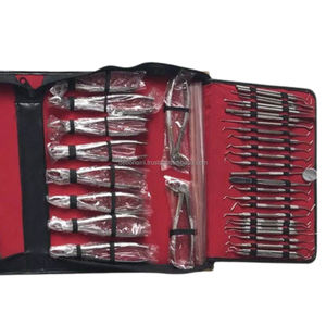 Kit de 61 Piezas de Fórceps y Elevadores de Extracción Quirúrgica Dental Manual de Acero Inoxidable, Herramientas de Limpieza Dental con Agarre Ergonómico, CE - Product Image 5