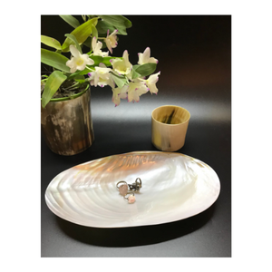 Conception d'incrustation de coquille de plat de nacre pour l'assiette à manger de luxe et la décoration artistique de la maison du Vietnam - Product Image 6