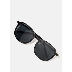 Occhiali da Sole Polarizzati Vintage Rotondi A3shop per Uomo e Donna, Montature Oro Bianco Trasparente con Logo, Stili Ovali Trendy e alla Moda - Product Image 2