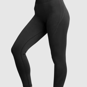 High Quality Women's Gym Pants Solid Color High-Waisted <b>Leggings</b> for Active Wear Workout Yoga Fitness Breathable & Casual Style. - Product Image 5