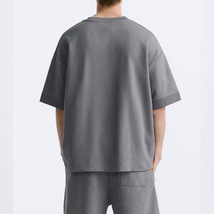 Ensembles de vêtements décontractés pour garçons, 2 pièces, haut et short en coton doux, respirant et à séchage rapide, motif imprimé, fabriqué au Pakistan, ensemble court - Product Image 4