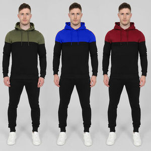 80% coton 20% polyester épaules tombantes pull style décolleté croisé ourlet côtelé et poignets sweats à capuche - Product Image 6