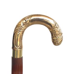Wooden <b>Walking</b> <b>Stick</b> Handmade Canes Brass Handle Antique Decorative Canes <b>for</b> <b>Men</b> Women - Product Image 6
