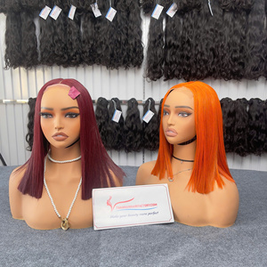 วิกผมบ๊อบเวียดนามผมมนุษย์แบบกระดูกขยายพร้อมส่ง10นิ้วจาก71 $ สำหรับวิกผม - Product Image 4