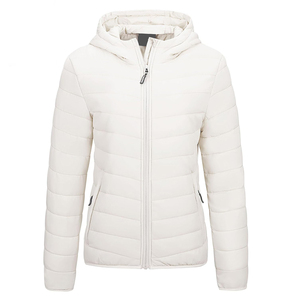 Chaqueta Acolchada Impermeable de Manga Larga para Mujer, Impresión Personalizada, Transpirable, Informal - Product Image 5