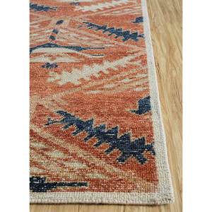 Alfombras de Lana Anudadas a Mano Erbe, Rojas y Naranjas, con Patrones Geométricos y Abstractos para Sala de Estar y Dormitorio, Hechas a Mano, GS-7007 para Adolescentes - Product Image 4