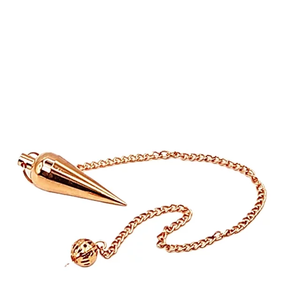 Pendule de radiesthésie en cuivre et laiton, vente en gros, métal, cuivre, guérison, pendules en laiton à vendre - Product Image 2