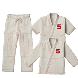 Conjuntos de Kimonos de Artes Marciales Mixtas de Lona 100% Algodón, Precio de Fábrica, Lavados, Tallas para Adultos, Unisex, Duraderos y Transpirables - Product Image 4