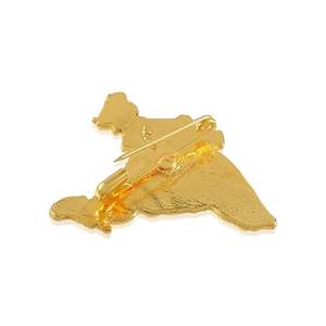 Kundan plaqué laiton plume de paon broche cadeaux de mariage pour hommes pour garçons d'honneur invités bienvenue retour cadeau excellent artisanat - Product Image 6