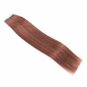 เทปต่อผมแบบใส # ผมแท้กัมพูชา 30 เส้น ขนาดกลาง สีทองแดง 100% เรมี่ เกรด 12A ความยาว 8 นิ้ว ลอนธรรมชาติ - Product Image 3