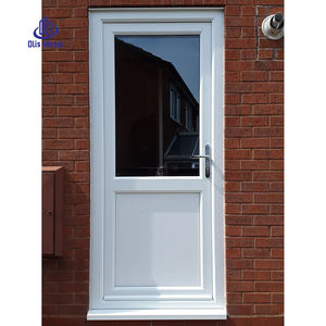 ประตู PVC ทันสมัยสำหรับบ้าน <span class=keywords><strong>ห้อง</strong></span>ครัว ลานหลังบ้าน <span class=keywords><strong>ห้อง</strong></span>น้ำ ขายส่ง ระเบียง อพาร์ทเมนต์ ประตูบานเดี่ยวแบบเปิดข้าง <span class=keywords><strong>UPVC</strong></span> ครึ่งกระจก - Product Image 3