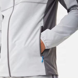 Nouvel ensemble de survêtement décontracté 2 pièces pour homme, coupe-vent 100 % nylon, style streetwear, avec capuche et blocs de couleur, collection Printemps 2025 - Product Image 2