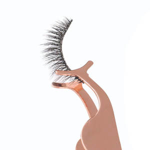 แหนบติดขนตาปลอมทำจากสเตนเลสสตีลอุปกรณ์ความงามตามสั่ง - Product Image 6