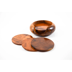 Personalized 100% Wooden Coasters for Home & Restaurants Tea & <b>Coffee</b> Mat & <b>Pads</b> Wholesale Price - Product Image 3