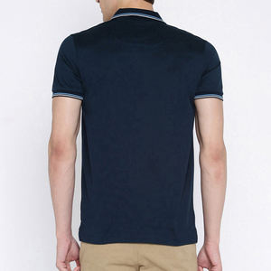 เสื้อโปโลใหม่มาแรงสำหรับฤดูใบไม้ร่วง ผ้าฝ้าย 100% สำหรับผู้ชาย แบบเรียบ คุณภาพดีเยี่ยม ระบายอากาศได้ดี สวมใส่สบาย บริการ OEM - Product Image 2