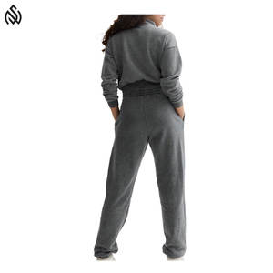 Ensembles d'hiver décontractés pour femmes de haute qualité, survêtement 100% coton, meilleure vente - Product Image 5