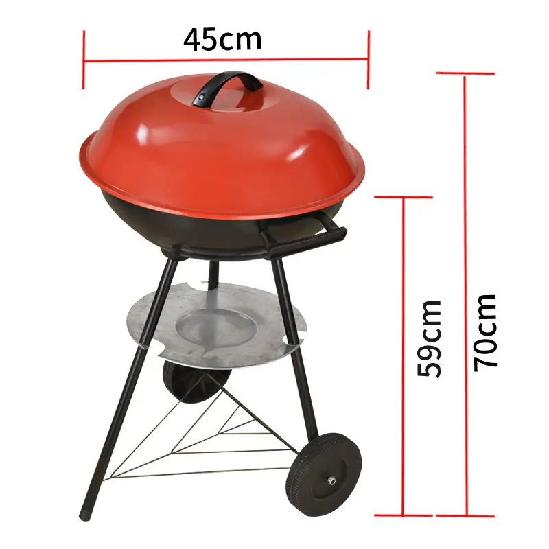 Outdoor Driehoek Apple Kachel Bbq Binnenplaats Verwarming Kachel Houtskool Rook Oven Barbecue Verdikte Bedekt Barbecue Oven