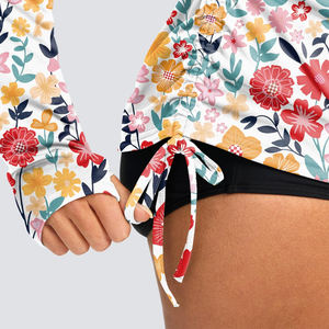 Combinaison de surf imprimée, maillot de bain personnalisé, rash guard, maillot de bain une pièce, maillot de bain à manches longues, maillot de bain pour femmes, protection solaire - Product Image 5