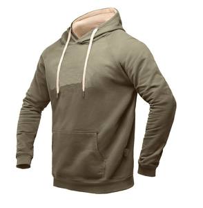 2025 sudaderas con capucha de alta calidad para hombres Top de moda 100% algodón gimnasio entrenamiento Jogging Tops capucha frente sólido para ejercicio de Hip Hop de invierno - Product Image 2