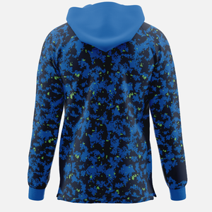 Conception personnalisée, couleur unie personnalisable, taille personnalisée, polyester/coton, impression numérique, séchage rapide, protection solaire UPF 50, capuche de pêche - Product Image 4