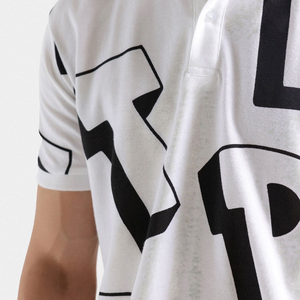 เสื้อลำลองแขนยาวสำหรับผู้ชายผ้าคอตตอนแห้งเร็วปักลายตามสั่ง100% - Product Image 2