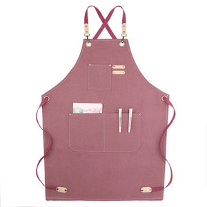 Custom Men/Women Waxed Canvas <b>Apron</b> for Woodworking Chef BBQ Grilling Gardening <b>Work</b> with Tool Pockets - Product Image 2