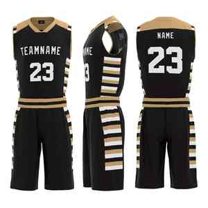 Uniformes de marque avec logo personnalisé maillot en maille de basket-ball imprimé ensemble de maillot de basket-ball par sublimation maillot de basket-ball en maille coupe sèche - Product Image 1