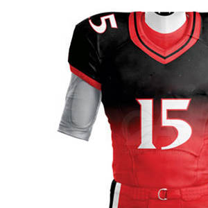 ชุดทีมฟุตบอลอเมริกันระบายอากาศได้ดีสวมใส่ง่ายพร้อมแขนสั้นไซส์ใหญ่พิเศษ - Product Image 4