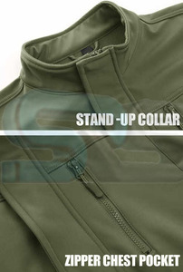 Latest Design Solid Color Waterproof Softshell <b>Jacket</b> For Men Custom Made Outdoor Wear For Winter - Product Image 3