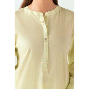 Conjunto de 2 Piezas para Mujer, Estilo Casual, Verde Ondulado, Teñido, Primavera/Verano, Pantalones Cortos, Tallas XS a 3XL, Estilo Club - Product Image 4