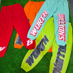 Top classe qualité poches latérales 2025 pantalons de survêtement sérigraphié hommes femmes Fitness extérieur Streetwear de l'usine directe - Product Image 6
