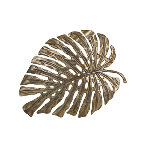 Artesanía Escultura Arte Metal dorado Alas de hierro forjado Adornos de hojas Decoración de mesa - Product Image 6