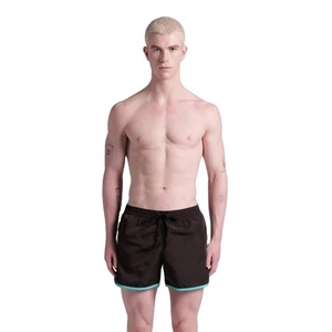 Short de bain pour homme en polyester 160G personnalisé Imperméable Séchage rapide Coupe ample Conception vierge Logo personnalisé Style High Street - Product Image 2