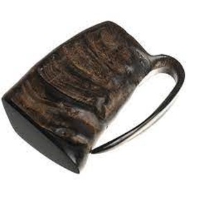 Tazas de Cuerno Duraderas Aptas para Uso Regular en Ocasiones Sociales, Bares, Fiestas, Decoración Rústica, Accesorio Ideal - Product Image 1