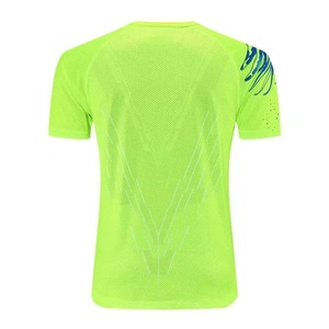 Uniforme de tennis de table à manches courtes respirant et écologique, personnalisation en gros, haute qualité, séchage rapide, extensible dans les 4 sens - Product Image 3