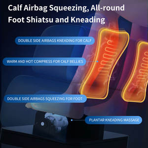 Silla eléctrica de masaje Shiatsu con pantalla táctil, sillón eléctrico de masaje de cuerpo completo 4D de lujo sin gravedad - Product Image 2