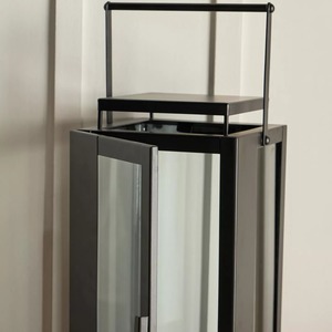 Linterna de aluminio para tumbas con motivo de hojas, colores personalizados, decoración interior y exterior para el hogar y el jardín, diseño clásico relámpago - Product Image 5